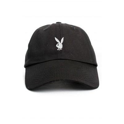 PLAYBOY BUNNY EMBROIDERED UNSTRUCTURED BASEBALL DAD CAP HAT   eb-44999893